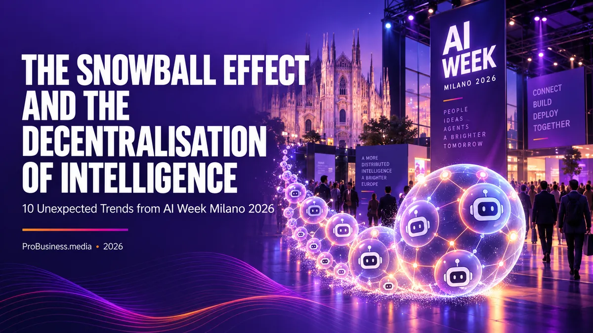 The Snowball Effect and the Decentralisation of Intelligence: 10 Unexpected Trends from AI Week Milano 2026