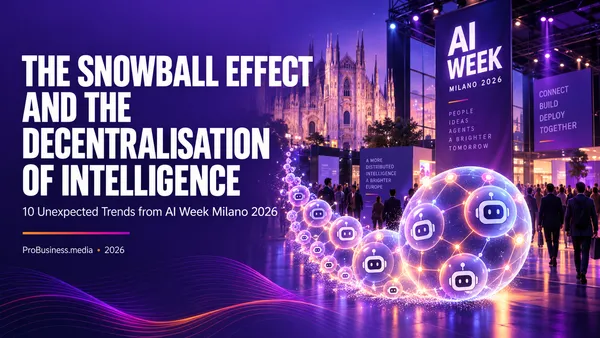 The Snowball Effect and the Decentralisation of Intelligence: 10 Unexpected Trends from AI Week Milano 2026